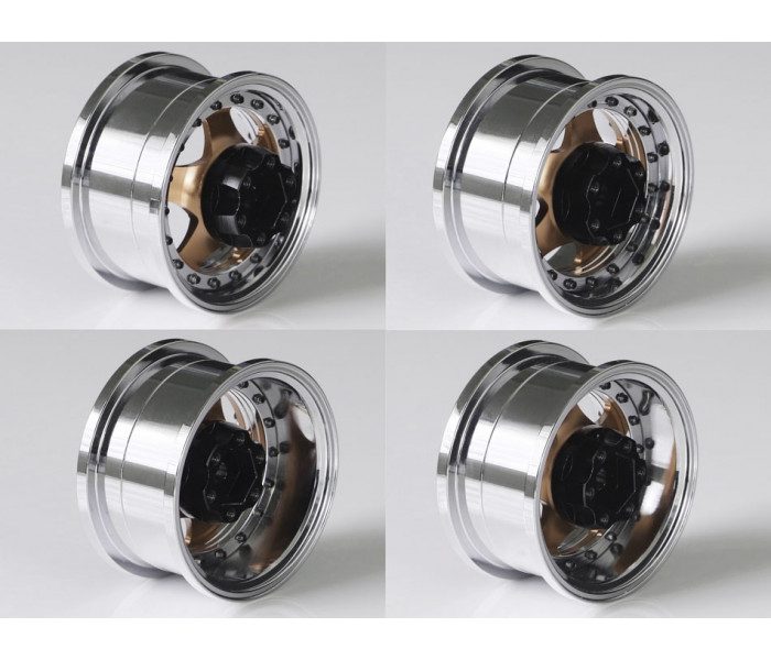 ล้อ 1.9 BRPB006MBKBZ : Boom Racing ProBuild™ 1.9″ MAG-10 ล้ออลูมิเนียมแบบปรับออฟเซทได้ 4 ระดับ(2) Matte Black/Bronze - Image 3