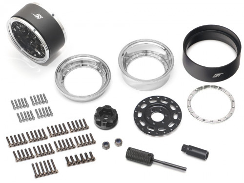 ล้อ 1.9 BRPB035CRBK : Boom Racing ProBuild™ 1.9″ MAG10 ล้อบีทล๊อค อลูมิเนียมแบบปรับออฟเซทได้ 4 ระดับสี Chrome/Black - Image 4