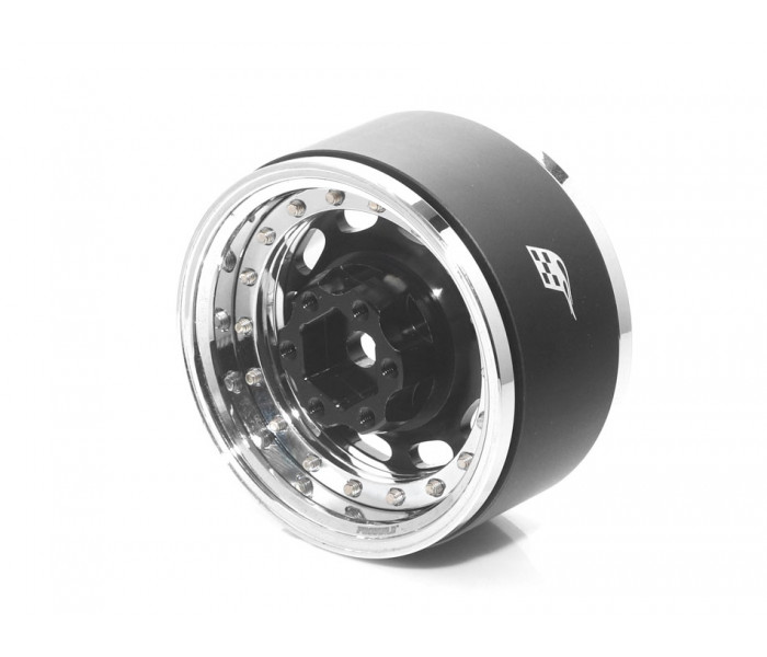 ล้อ 1.9 BRPB035CRBK : Boom Racing ProBuild™ 1.9″ MAG10 ล้อบีทล๊อค อลูมิเนียมแบบปรับออฟเซทได้ 4 ระดับสี Chrome/Black - Image 3