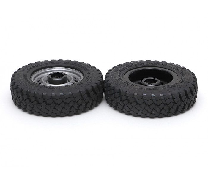 ล้อ 1.9 – Wheels BRW780920FBK : Boom Racing 1.9″ล้อโลหะ แบบกลับด้านได้ 16 รู แบบแคบ (ด้านหน้า)w/ XT504 Hub (2) ดำ - Image 5