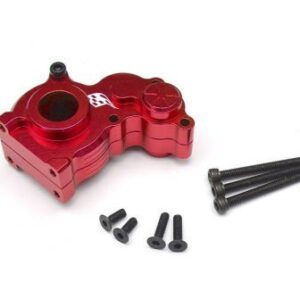 ชุดเกียร์ BR233005R : Boom Racingชุดเสื้อเกียร์อะลูมิเนียม – 1 ชิ้น สีแดง สำหรับ Axial SCX10