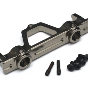 ขายึดกันชน หลัง BR233015GM : Boom Racing ขาอลูมิเนียมยึดกันชนหลังสี Gun Metal for Axial SCX10
