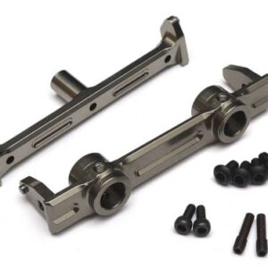 ขายึดกันชน BR233016GM: Boom Racing Axial Aluminum Front Bumper Mount – 1 Pc Gun Metal [RECON G6 The Fix Certified] for Axial SCX10