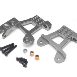 ขายึดโช๊ค BR955010FGM : Boom Racing ขายึดโช๊คหน้าอลูมิเนียมสีเทา Aluminum Front Shock Hoops