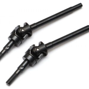 ชุดเลี้ยวหน้า BRBDLC7010 : Boom Racing BADASS™ Ultra Hard Steel Universal Driveshaft for BRX70 PHAT Axle #BRLC7022 (2pcs) Black