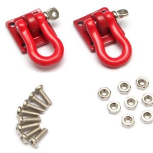 ตะขอลาก BRKT790062R : BOOMRACING ห่วงคล้องสายลาก สีแดง