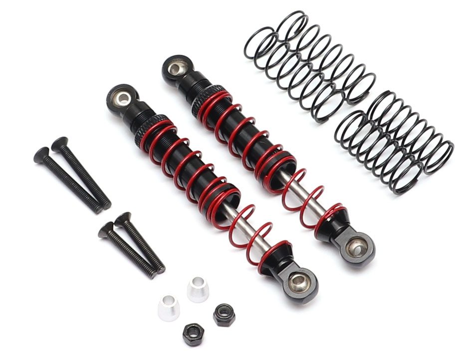 โช้ค BRLC7052F : Boom Racing Rear โช๊คสปริงคู่หน้า อลูมิเนียม สปริง2ชั้น 80 mm