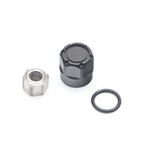 ดุมล้อ-Wheel Hex Hub BRPB-S100BK : Boom Racing ฝาครอบดุมล้ออะลูมิเนียม – S100 (1อัน) สีดำ (ซีรีย์ XT6)