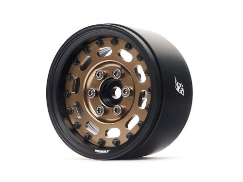 ล้อ 1.9 BRPB006MBKBZ : Boom Racing ProBuild™ 1.9″ MAG-10 ล้ออลูมิเนียมแบบปรับออฟเซทได้ 4 ระดับ(2) Matte Black/Bronze