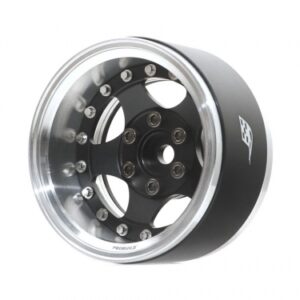 ล้อ 1.9 BRPB040RAWMBK : Boom Racing ProBuild™ 1.9″ SV5 ล้อบีทล๊อคอลูมิเนียม แบบปรับออฟเซทได้ 4 ระดับ(2) Raw Silver/Matte Black