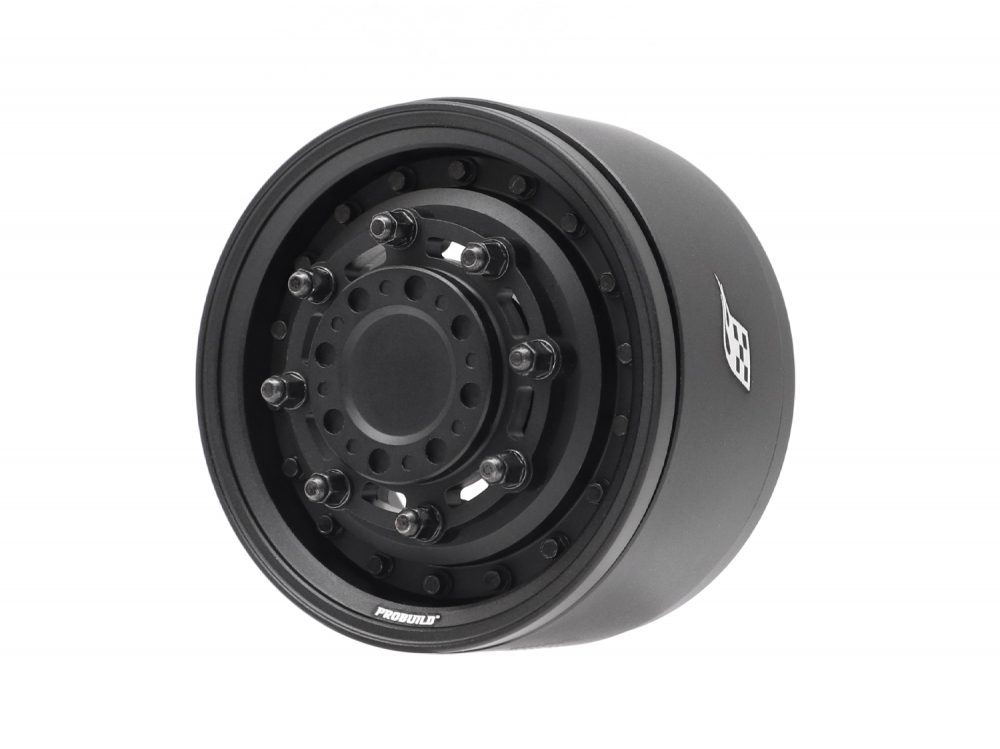 ล้อ 1.9 – Wheels BRPB077MBKMBK : Boom Racing ProBuild™ 1.9″ COMBAT ล้อ Beadlock อลูมิเนียมออฟเซ็ตแบบปรับได้ (2) สีดำด้าน