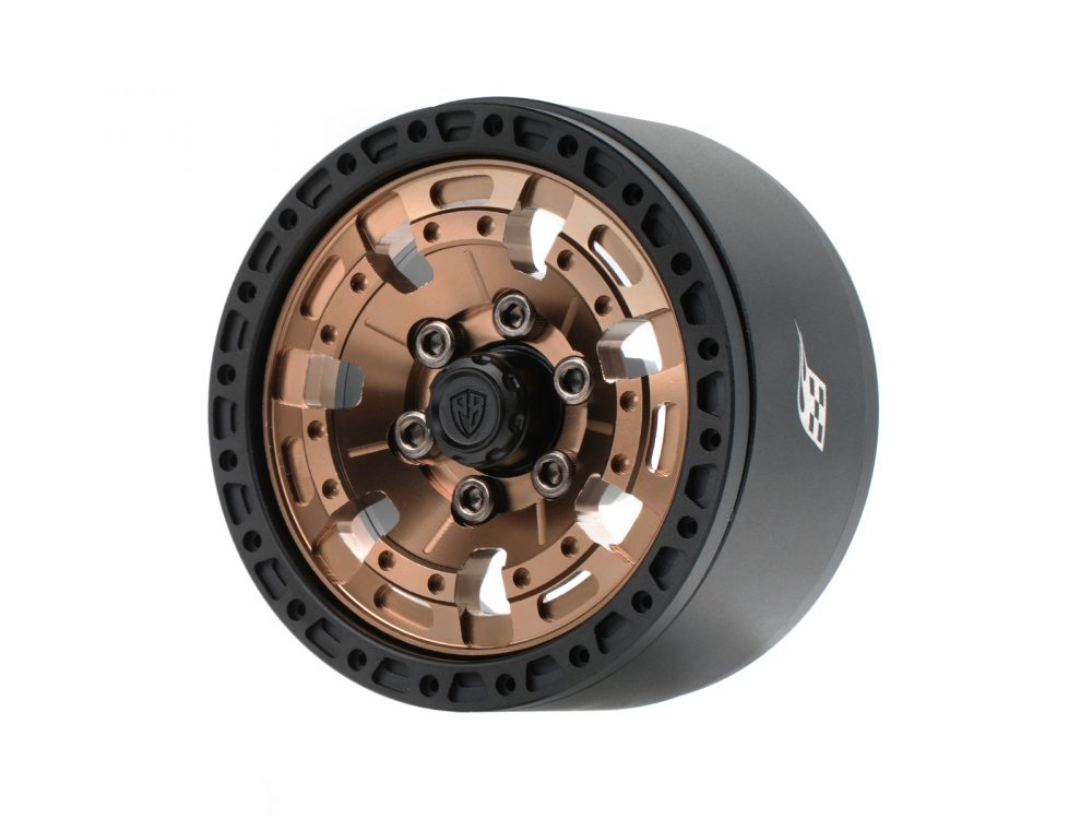 ล้อ 1.9 BRPB086MBKBZ : BOOMRACING ล้ออลูมิเนียมขนาด 1.9 แบบ XZ7 สีบรอนซ์/ดำด้าน