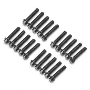 น๊อตล้อ BRPROB-06BK : BOOMRACING ProBuild™สกรูน๊อตล้อ M2*9mm (20) สีดำ