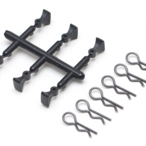 บอดี้ BRT10040 : Boom Racing คลิปล๊อคบอดี้ 6 อัน