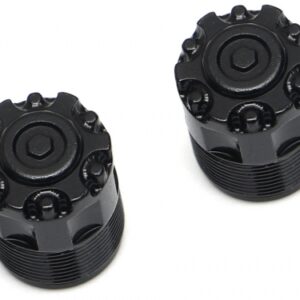 ของแต่งล้อ BRW780909/COVERF : Boom Racing ฝาครอบดุมล้ออลูมิเนียมสำหรับล้อ 1.55″ / 1.9″ Steelie Beadlock Wheels (XT5 Series)