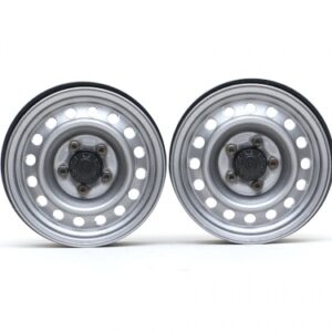 ล้อ 1.9 BRW780919FGM : Boom Racing ล้อหน้า บีทล๊อคโลหะ 16 รู 1.9″ กลับด้านได้ (2)สีGun Metal