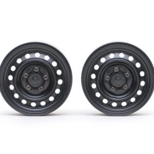 ล้อ 1.9 BRW780919RBK : Boom Racing 1.9″ ล้อกระทะคลาสสิค 16 รู แบบกลับด้านได้ (2) สีดำ