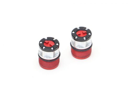 ของแต่งล้อ BRW780921R : BOOMRACING ฝาครอบดุมล้อ สีแดง ( 2 )