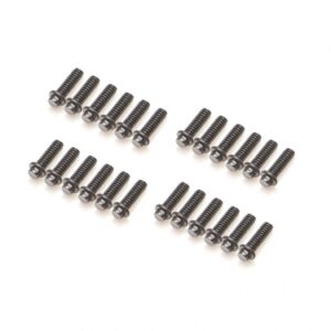 น๊อตล้อ BRW780938EBK : Boom Racing น๊อตขนาด M1.6x5mm ขนาด 24 ชิ้น สีดำ