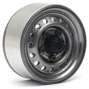 ล้อ 1.55″ BRW780955FGM : BOOMRACING ล้อแบบคลาสสิค กลับด้านได้ ล้อหลัง สี Gun Metal