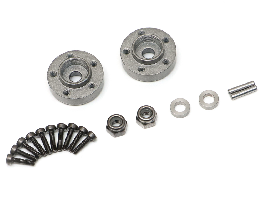 ดุมล้อ-Wheel Hex Hub BRXT502PIN : Boom Racing XT502PIN อะแดปเตอร์ดุมล้อโลหะ 5-Lug + ออฟเซ็ตบวก 2 มม. (2) - Image 2