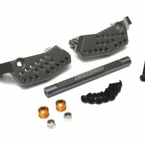 ขายึดโช้ค BR942001GM : Boom Racing ขายึดโช้คหลัง อลูมิเนียม สีเทา BullRopeRC