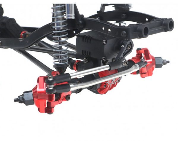 ชุดลิงค์ BR955036 : Boom Racing ชุดแปลง 4 ลิ้งค์หน้า สำหรับ Axial SCX10 II - Image 2