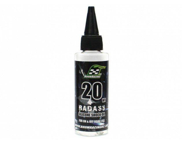 น้ำมันโช้ค BRSHK020 : Boom Racing น้ำมันโช้ค BADASS Silicone Shock Oil 20wt 60ml