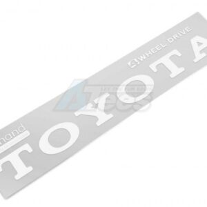 โลโก้,ตราสัญลักษณ์ CC/D-4049 : CChandCChand RC4WD TF2 – สติ๊กเกอร์โลหะด้านหลัง (วินเทจสีขาว) สำหรับ RC4WD Trail Finder 2