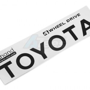 โลโก้,ตราสัญลักษณ์ CC/D-4050 : CChand สำหรับสติ๊กเกอร์ติดฝากระบะหลัง สีดำ RC4WD Trail Finder 2