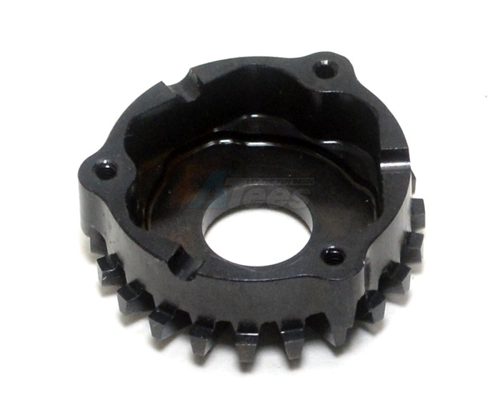 SCC1200RBK : GPM Racing Steel Rear Bevel Differential Gear – 7pcs Set Black for Tamiya CC01 - Image 4