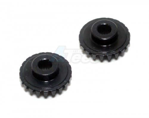 SCC1200RBK : GPM Racing Steel Rear Bevel Differential Gear – 7pcs Set Black for Tamiya CC01 - Image 3