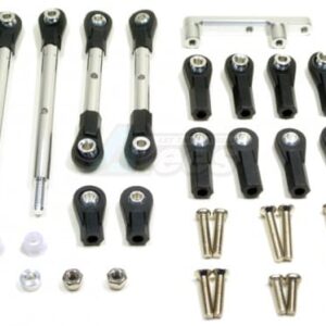 ชุดลิงค์-Links CC161SBK : GPM Racing Aluminum ชุดลิ้งค์หลังโลหะอัลลอยสำหรับ Tamiya CC01