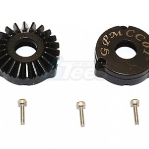 เฟืองคาน SCC1200R/BGBK : GPM Racing Steel Rear Differential Outer Gears – 1Pair Set Black for Tamiya CC01