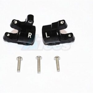 ชุดเลี้ยวหน้า SCX2019BK : GPM Racing Aluminium C Hub – 1Pr Set Black for Axial SCX10 II