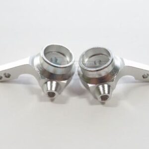 ชุดเลี้ยวหน้า TA3021S : GPM Racing Aluminum Front Knuckle Arm 1 คู่สำหรับ Tamiya CC01 TA03 สีเงิน