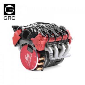 เครื่องยนต์ GRC/G153S : GRC LS7 ฝาครอบเครื่องยนต์ V8 จำลองสำหรับ Crawler 36mm Motor Silver