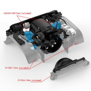 เครื่องยนต์ GRC/G156EB : GRC 1/10 ชุดเครื่องยนต์จำลอง