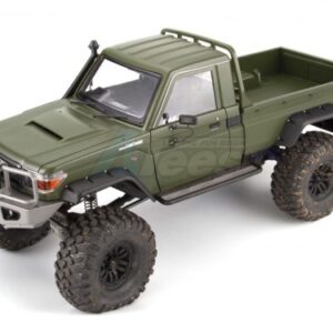 บอดี้แข็ง KB/48733 : Killerbody 1/10 Toyota Land Cruiser LC70 บอดี้แข็งแบบประกอบเอง สีเขียวด้าน สำหรับ Traxxas TRX4