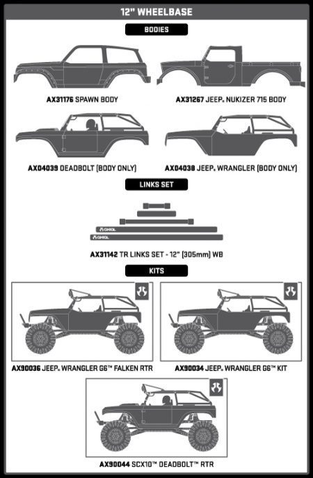 ชุดลิงค์ AX30549 : Axial SCX10 ชุดลิ้งค์อลูมิเนียม 290mm - Image 3