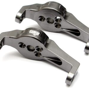 เฟืองคาน/อะไหล่คาน TRC/302324GM : Team Raffee Co. C-hubs ด้านหน้าซ้าย & ขวา Gun Metal สำหรับ Traxxas TRX-4