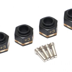 ดุมล้อ TRC/302455-3MM : TEAMRAFFE ดุมทองเหลือง 3 มม. Offset