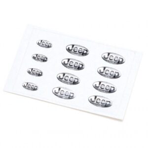 โลโก้,ตราสัญญลักษณ์ TRC/303552BK : Team Raffee Co. Jeep Crystal Sticker Black