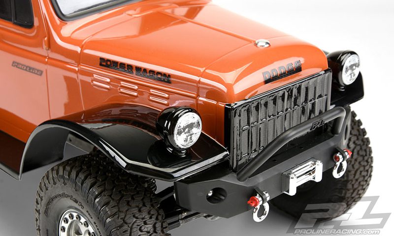 บอดี้อ่อน 3499-00 : Pro-Line ฐานล้อ 313 มม. 1946 Dodge Power Wagon บอดี้ใส Axial SCX10 SCX10 II MST CFX-W Vaterra Ascender - Image 2