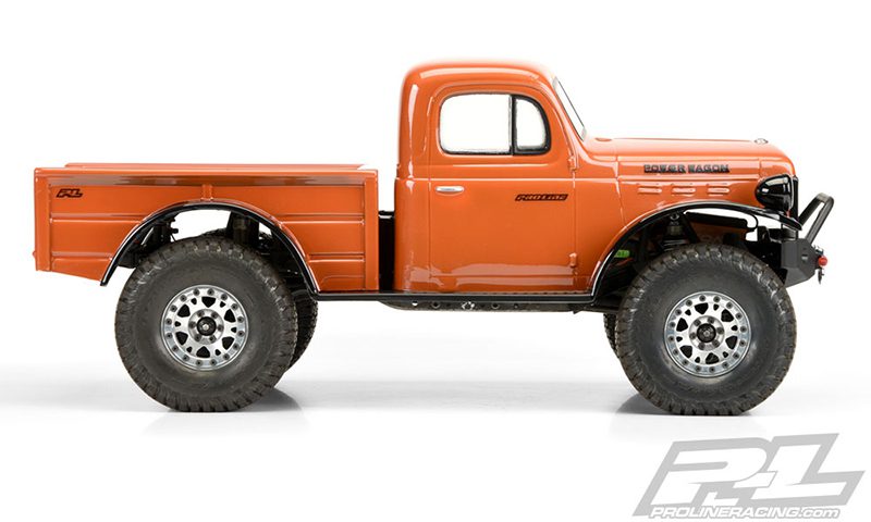บอดี้อ่อน 3499-00 : Pro-Line ฐานล้อ 313 มม. 1946 Dodge Power Wagon บอดี้ใส Axial SCX10 SCX10 II MST CFX-W Vaterra Ascender - Image 3