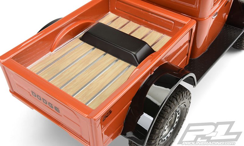 บอดี้อ่อน 3499-00 : Pro-Line ฐานล้อ 313 มม. 1946 Dodge Power Wagon บอดี้ใส Axial SCX10 SCX10 II MST CFX-W Vaterra Ascender - Image 5