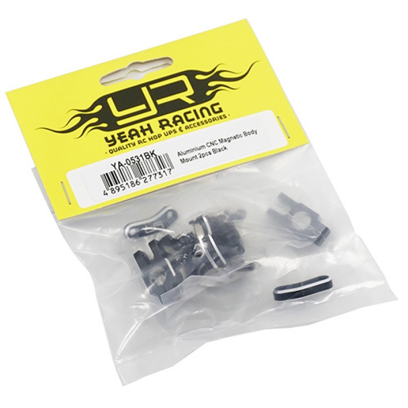 ขายึดบอดี้ YA-0531BK : Yeah Racing ชุดยึดบอดี้แบบแม่หล็ก สีดำ - Image 2
