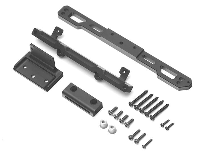 ขายึดบอดี้ BRLC7202 : Boom Racing ตัวยึดบอดี้อลูมิเนียมแบบปลดเร็ว สำหรับบอดี้แข็ง Team Raffee Co. Discovery 1/10 กับแชสซีร์ (BRX01)