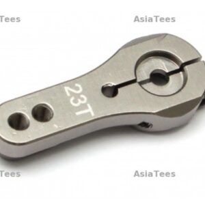 เซอร์โว BRVKH7023TGM : Boom Racing แขน servo อลูมิเนียม (23T) สำหรับ servo KO, JR และ Sanwa สีเทา