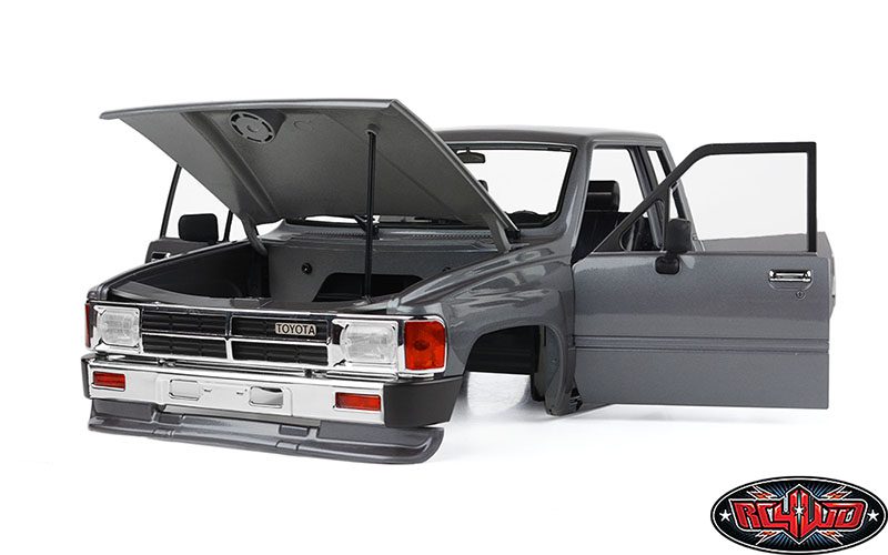 บอดี้แข็ง Z-B0271 : RC4WD บ อดี้แข็งทำสีมาจากโรงงาน 1987 Toyota XtraCab Hard Body สีเทา - Image 11